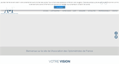 Desktop Screenshot of optometrie-aof.com